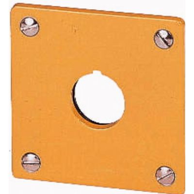 M22-EY1 Płyta czołowa do montażu podtynkowego 1-otwór (żółta) 22mm 216542 EATON (216542)